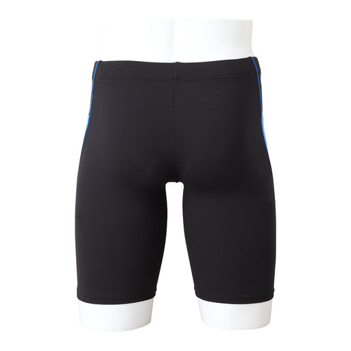 Mizuno ‎N2JBA605 Men's Swimsuit Half Spats 26cm Inseam Black/Blue L Polyester_2
