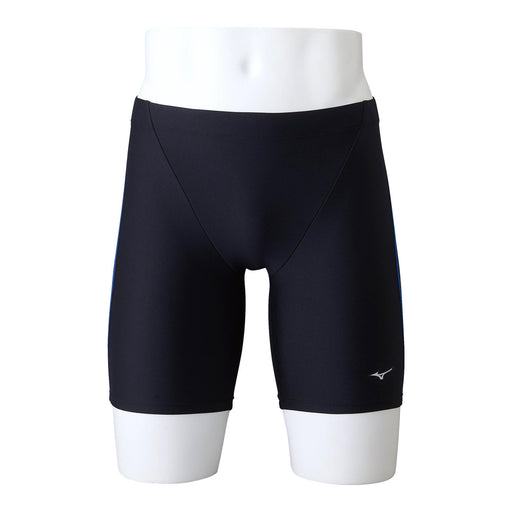 Mizuno N2MBAA11 Men's Swimsuit Basic Halfspats 19 cm Inseam Black/Blue Size M_1