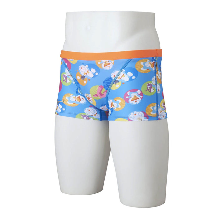 Mizuno N2MBA091 Men's Swimsuit EXER SUITS Short Spats Doraemon Light Blue Size M_1