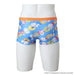 Mizuno N2MBA091 Men's Swimsuit EXER SUITS Short Spats Doraemon Light Blue Size M_2