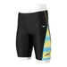 Mizuno N2JBA606 Men's Swimsuit Half Spats Stroak One Black/turquoise Blue S NEW_1