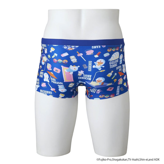 Mizuno N2MBA090 Men's Swimsuit EXER SUITS Short Spats Doraemon Blue Size S NEW_2