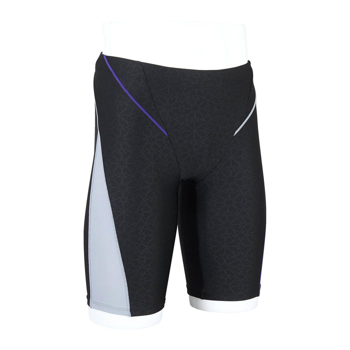 Mizuno N2JBA601 Men's Swimsuit Half Spats Stroke One 23cm Inseam Black/Gray M_3