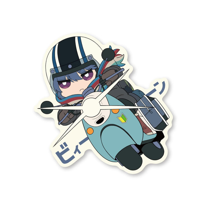 Groove Garage Laid-Back Camp Season 2 GG3 Resistant Sticker Veen Rin 96mm NEW_2