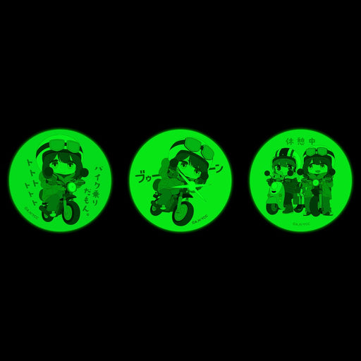 Groove Garage Laid-Back Camp Season2 Luminescence Sticker Ayano on Bike Set of 3_2