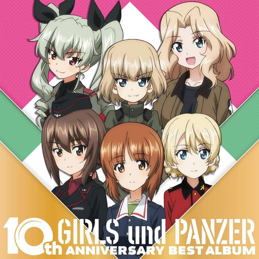 [CD] TV Anime GIRLS und PANZER 10th Anniversary Best Album Nomal Ed. LACA-9959_1