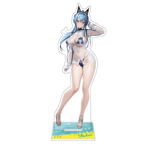 ALGERNON PRODUCT NIKKE Acrylic Stand Summer Helm H133mm Made in Japan Game NEW_1