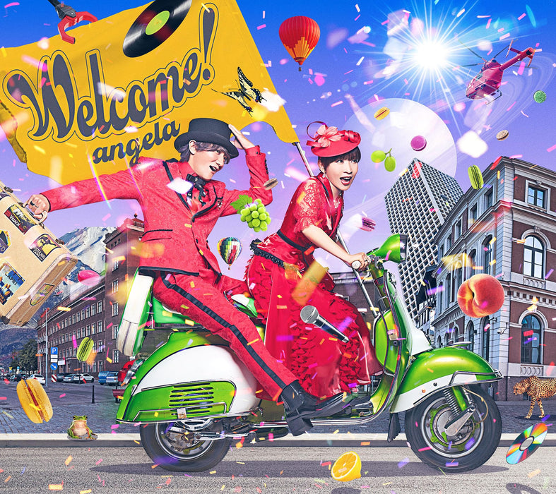 [CD+Blu-ray] Welcome! First Press Limited Edition angela KICS-94122 Anime Song_1