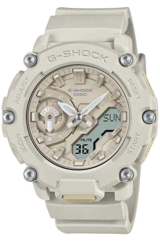 CASIO G-SHOCK GA-2200NC-7AJF Natural Color Men Watch Off White Resin Band NEW_1
