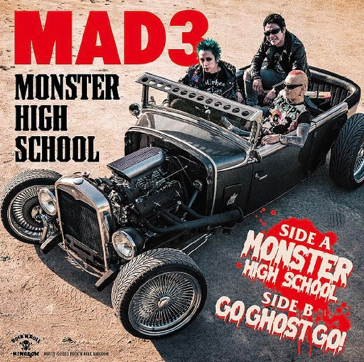 [Record+CD+DVD] MONSTER HIGH SCHOOL MAD3 RNR-10 rockabilly & Garage Punk NEW_1