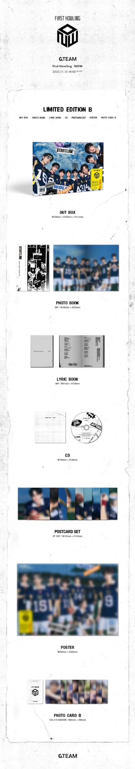 [CD] First Howling: NOW Type B w/PHOTOBOOK+PHOTOCARD B First Edition POCS-39045_2