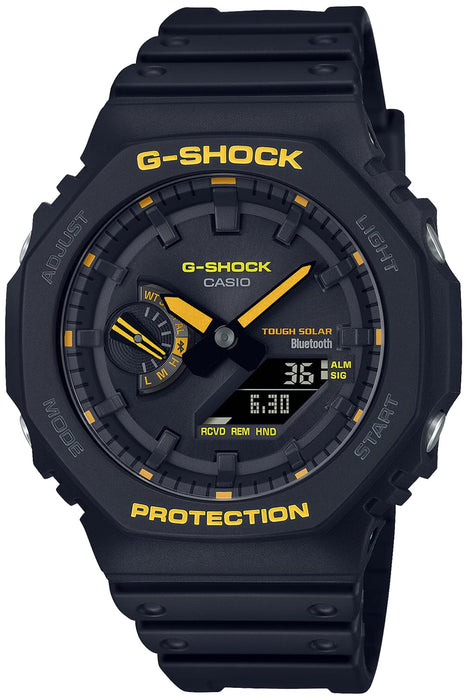 CASIO G-SHOCK GA-B2100CY-1AJF Caution Yellow Limited Men Watch Black Resin Band_1