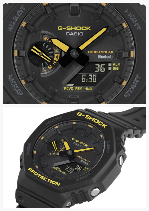 CASIO G-SHOCK GA-B2100CY-1AJF Caution Yellow Limited Men Watch Black Resin Band_2