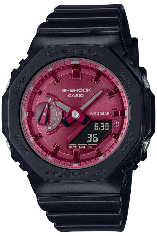 CASIO G-SHOCK GMA-S2100RB-1AJF Mid Size Model Black x Red Women Watch Resin NEW_1