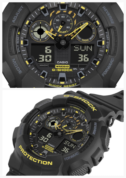 CASIO G-SHOCK GA-100CY-1AJF Caution Yellow Limited Men Watch Black Day/Date NEW_2