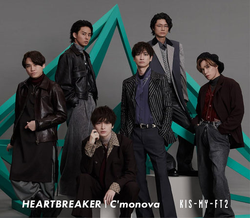 [CD] HEARTBREAKER/ C'monova Normal Edition Kis-My-Ft2 JWCD-63899 J-Pop Idol NEW_1
