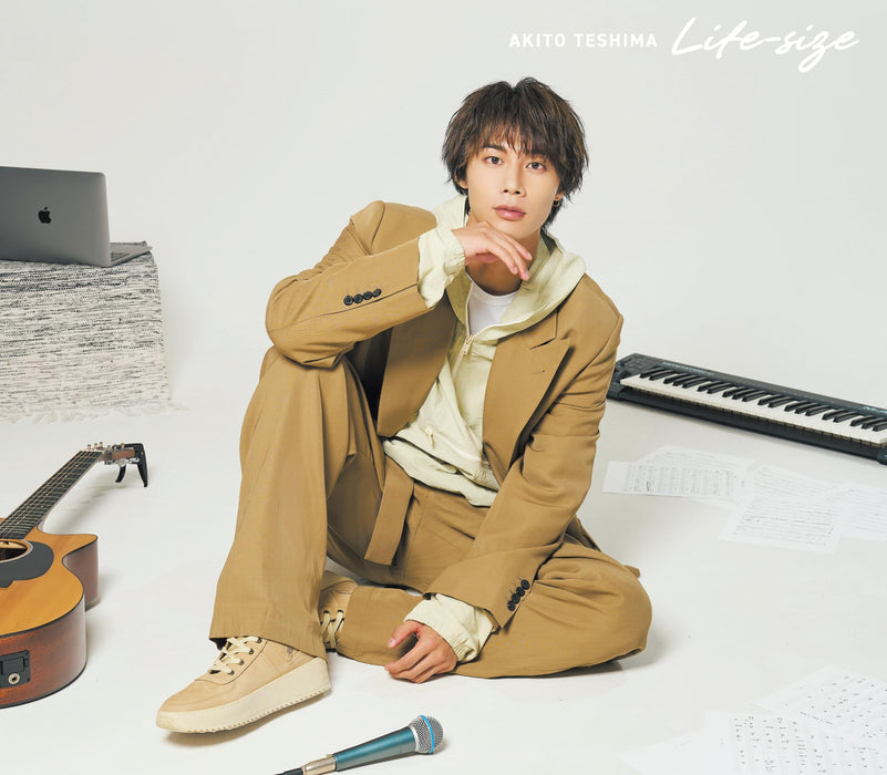 [CD+DVD] Life-size Limited Edition with Booklet Akito Teshima XNSC-30031 NEW_1
