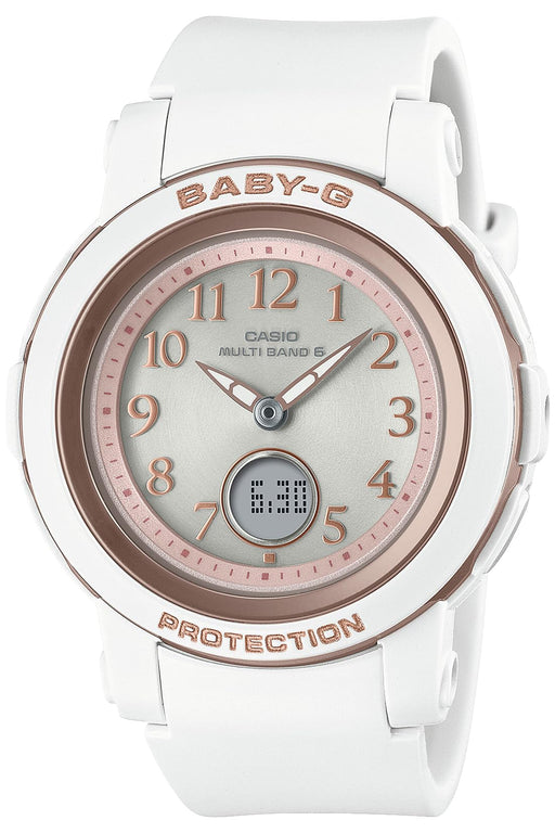 Casio BABY-G BGA-2900AF-7AJF Solor Radio Women Watch White Band Chronograph NEW_1